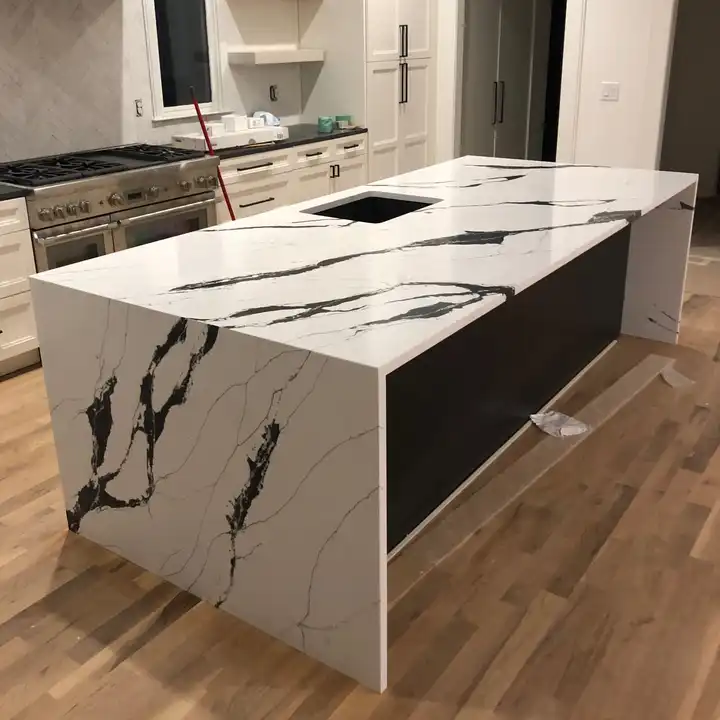 Losa de cuarzo blanco